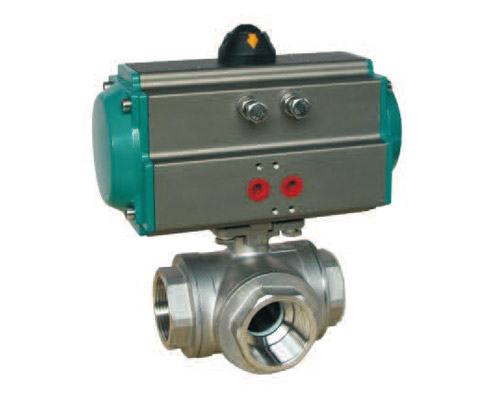 Q614F/Q615F氣動(dòng)三通內(nèi)螺紋球閥